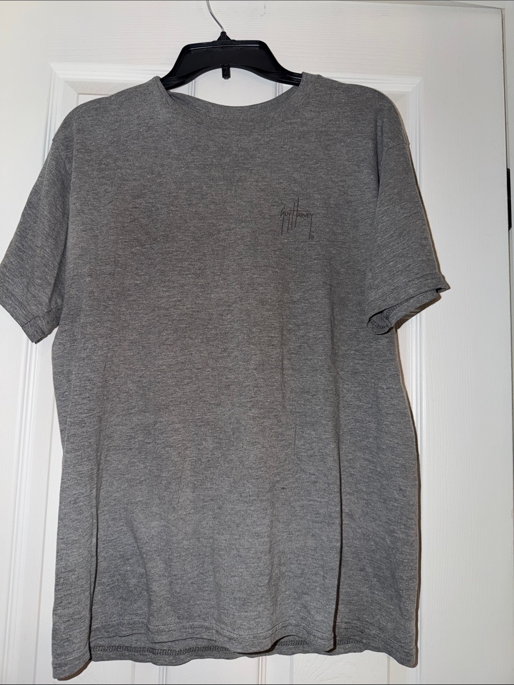 Heather Gray Short Sleeve Crewneck Tee - Guy Harvey